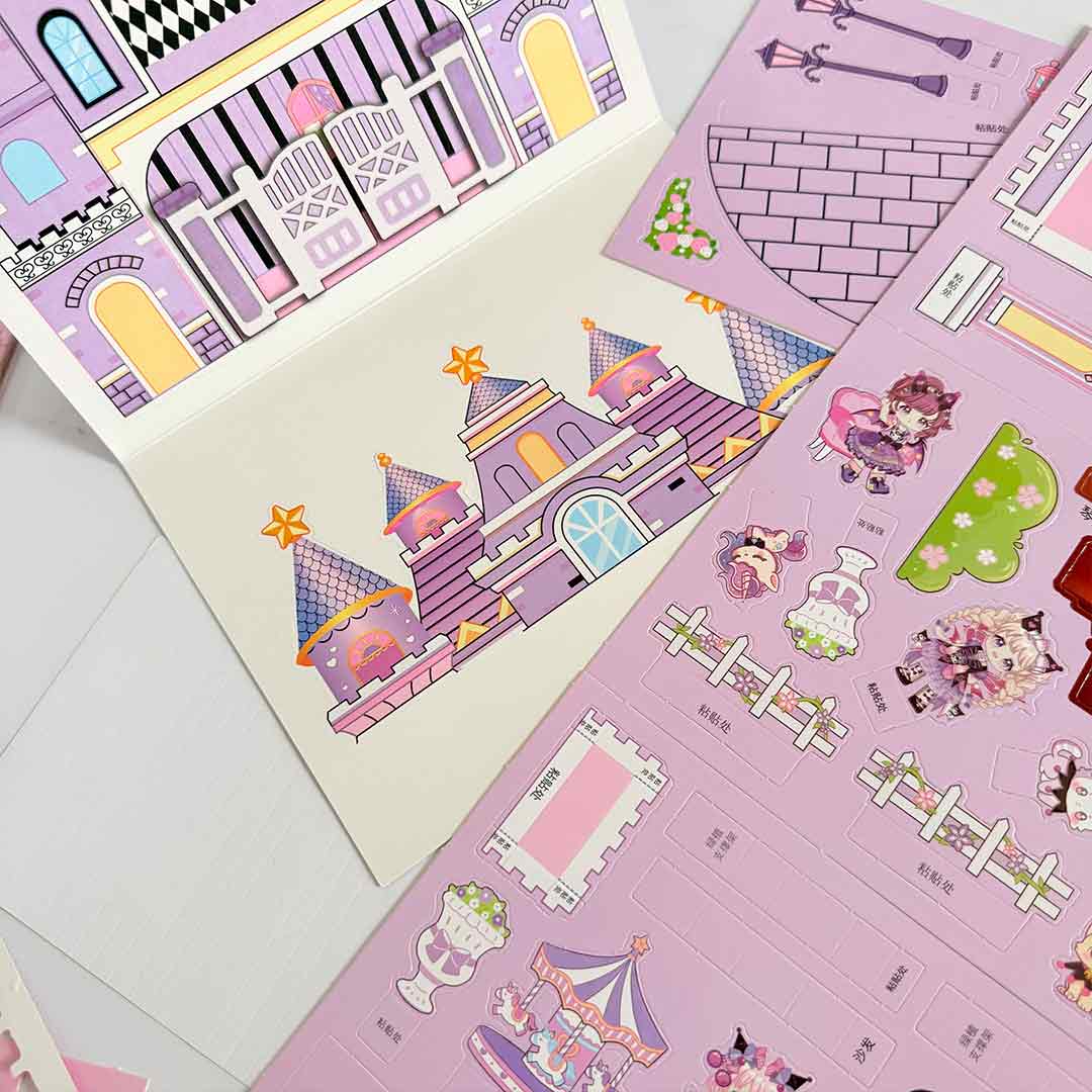 DIY-castle-cute-girl