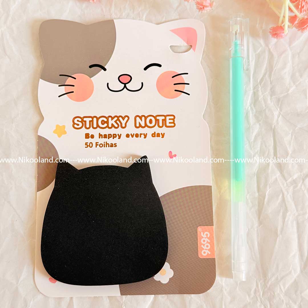 black-sticknote-cat