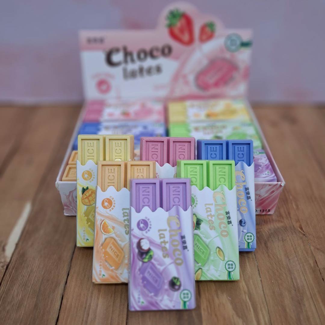 fruit-chocolates-eraser