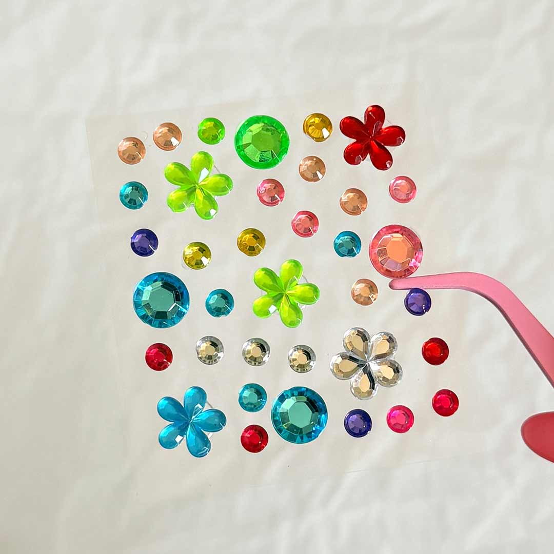 Jewel-sticker-colorful