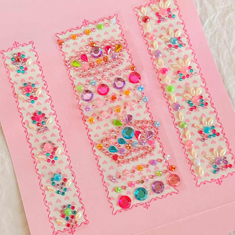 Jewel-sticker-colorful