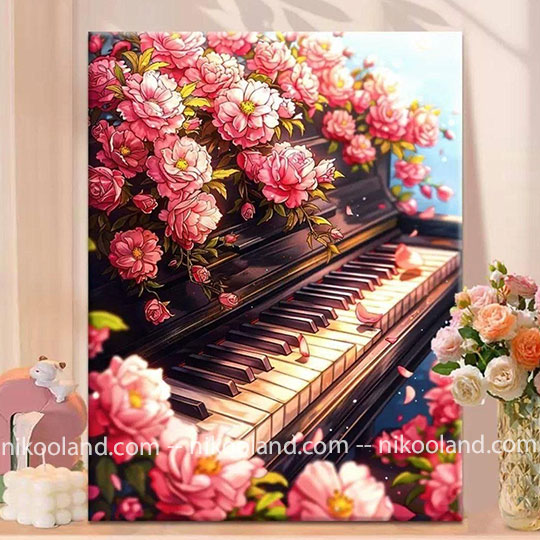 عکس بوم رنگ آمیزی شماره دار - 30 * 40 