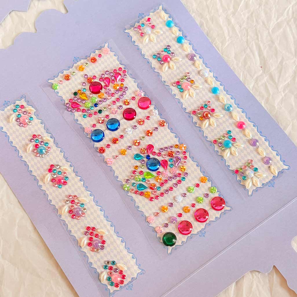 Jewel-sticker-colorful
