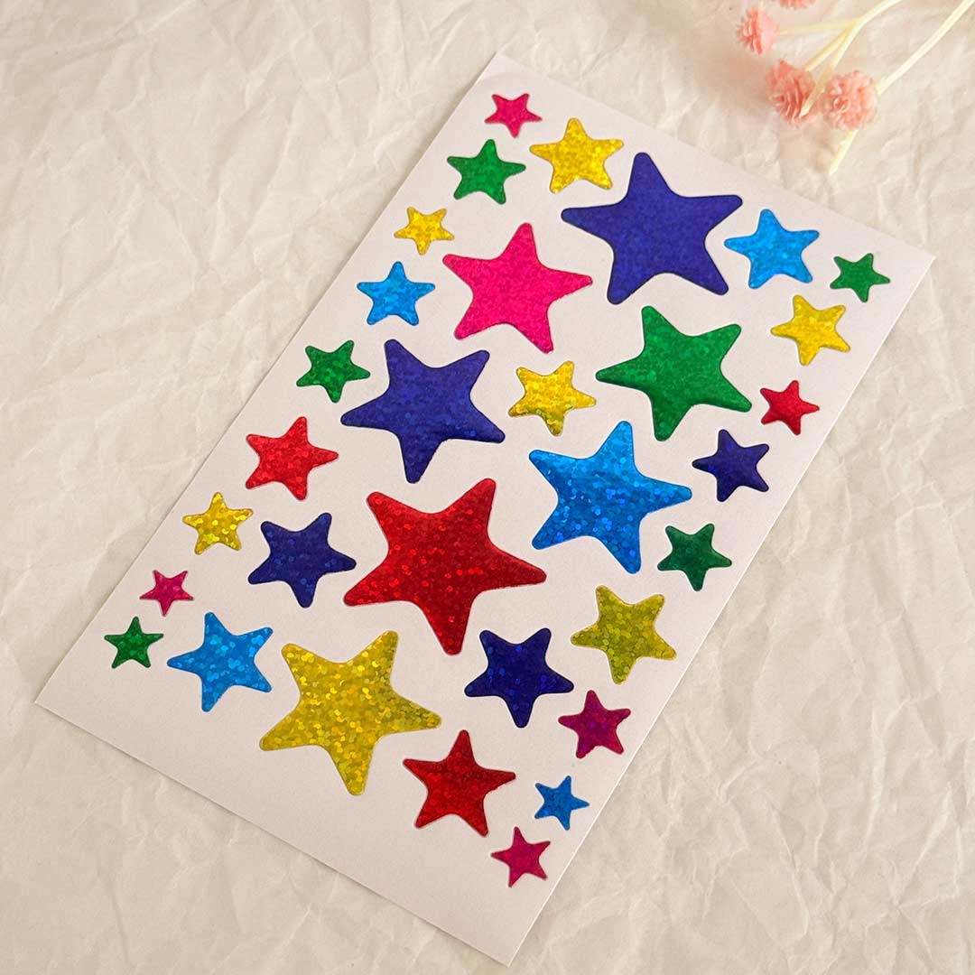 star-sticker-colorful