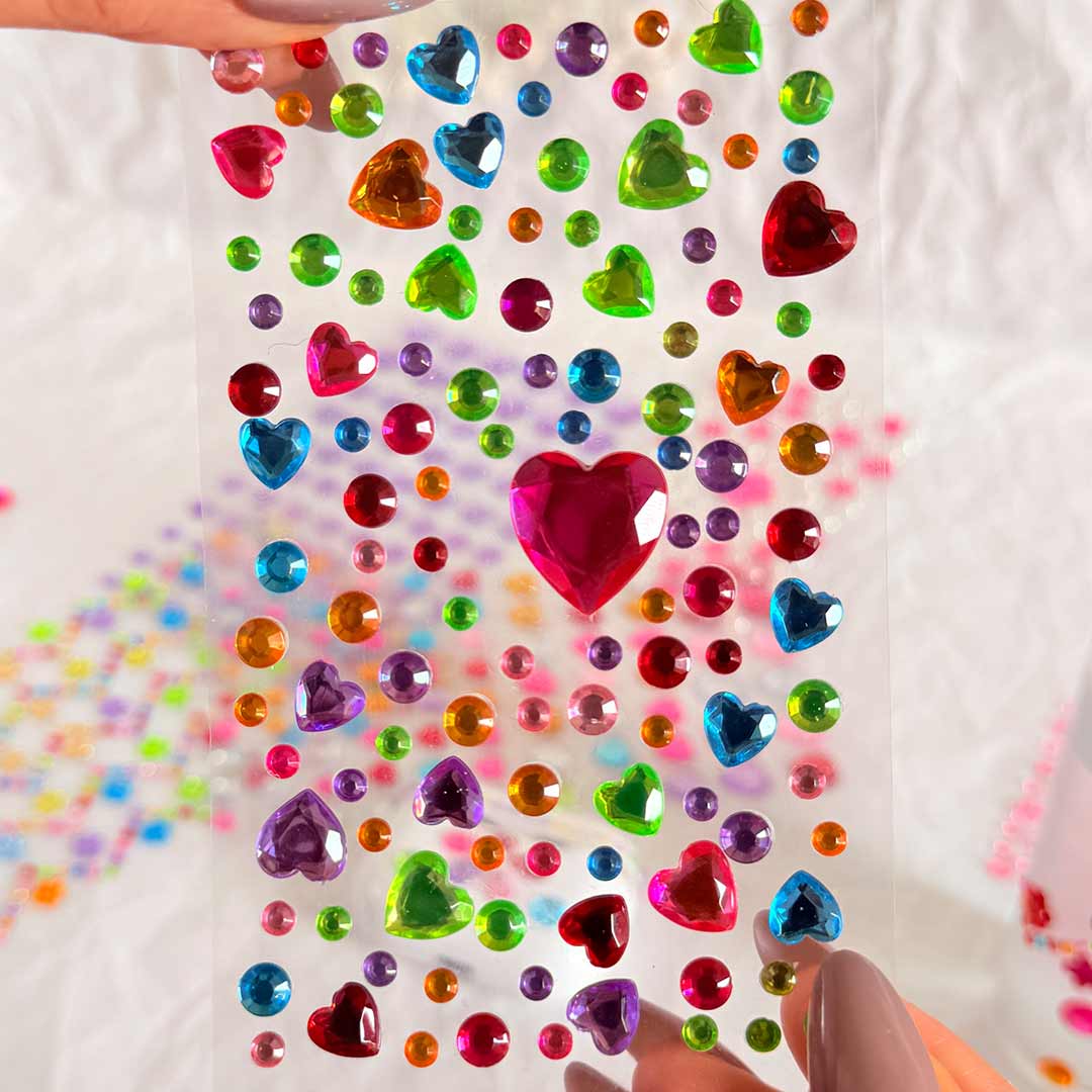 Jewel-sticker-colorful
