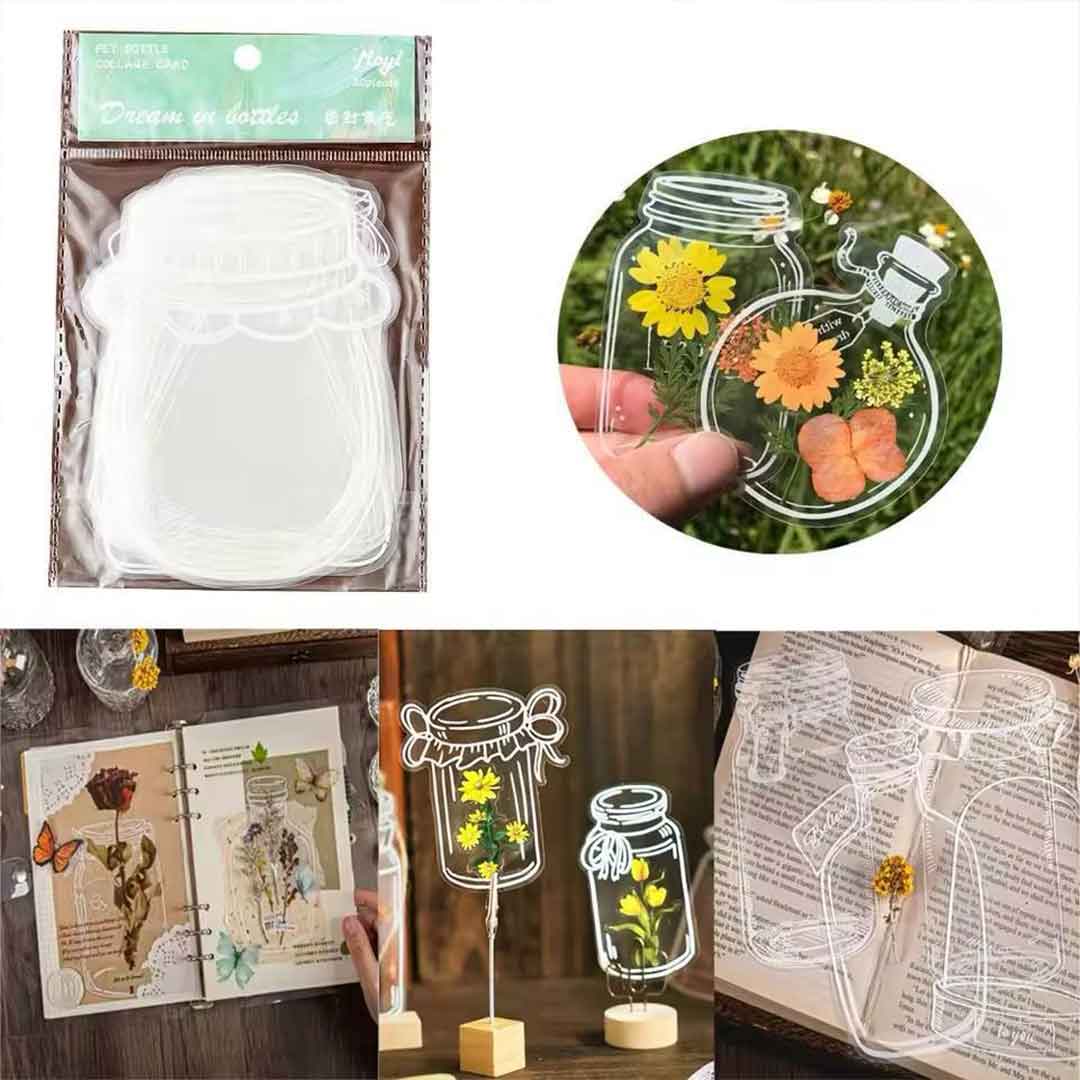 Transparent-sticker-jar