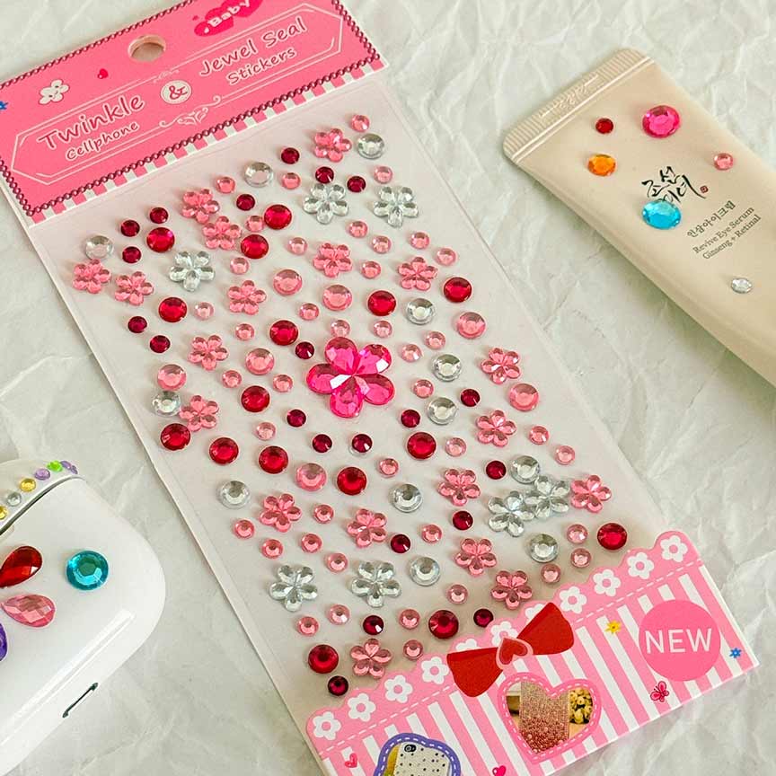 Jewel-sticker-colorful