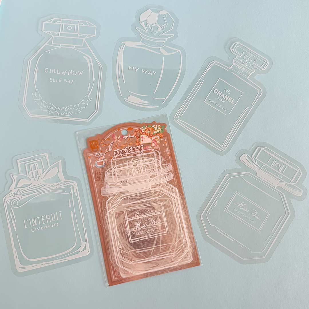 Transparent-sticker-jar