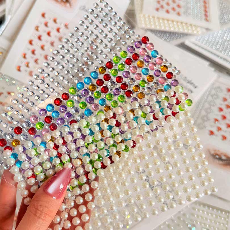 Jewel-sticker-colorful