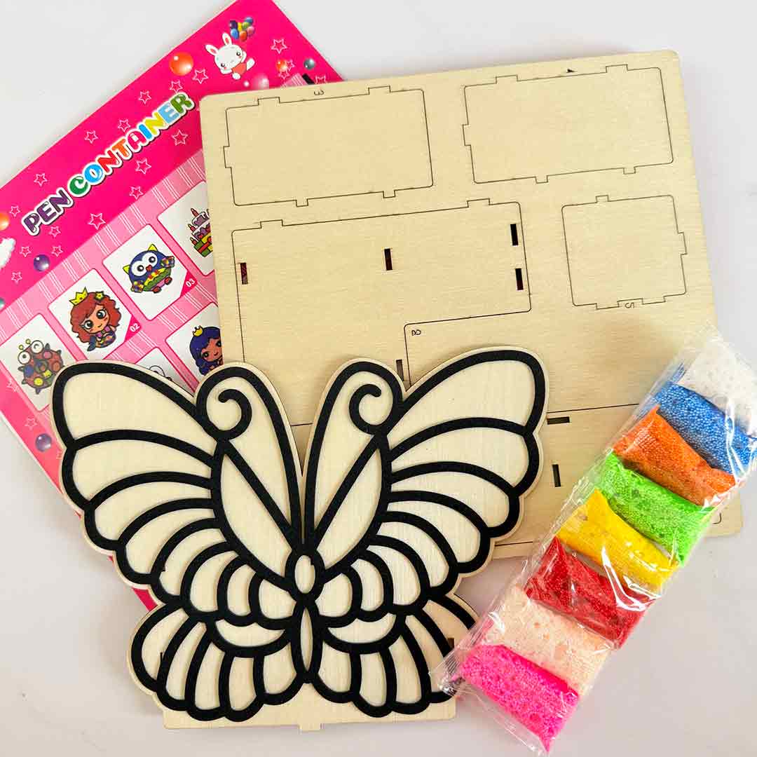 colorful-foam-painting-penholder