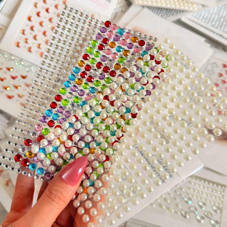 Jewel-sticker-colorful