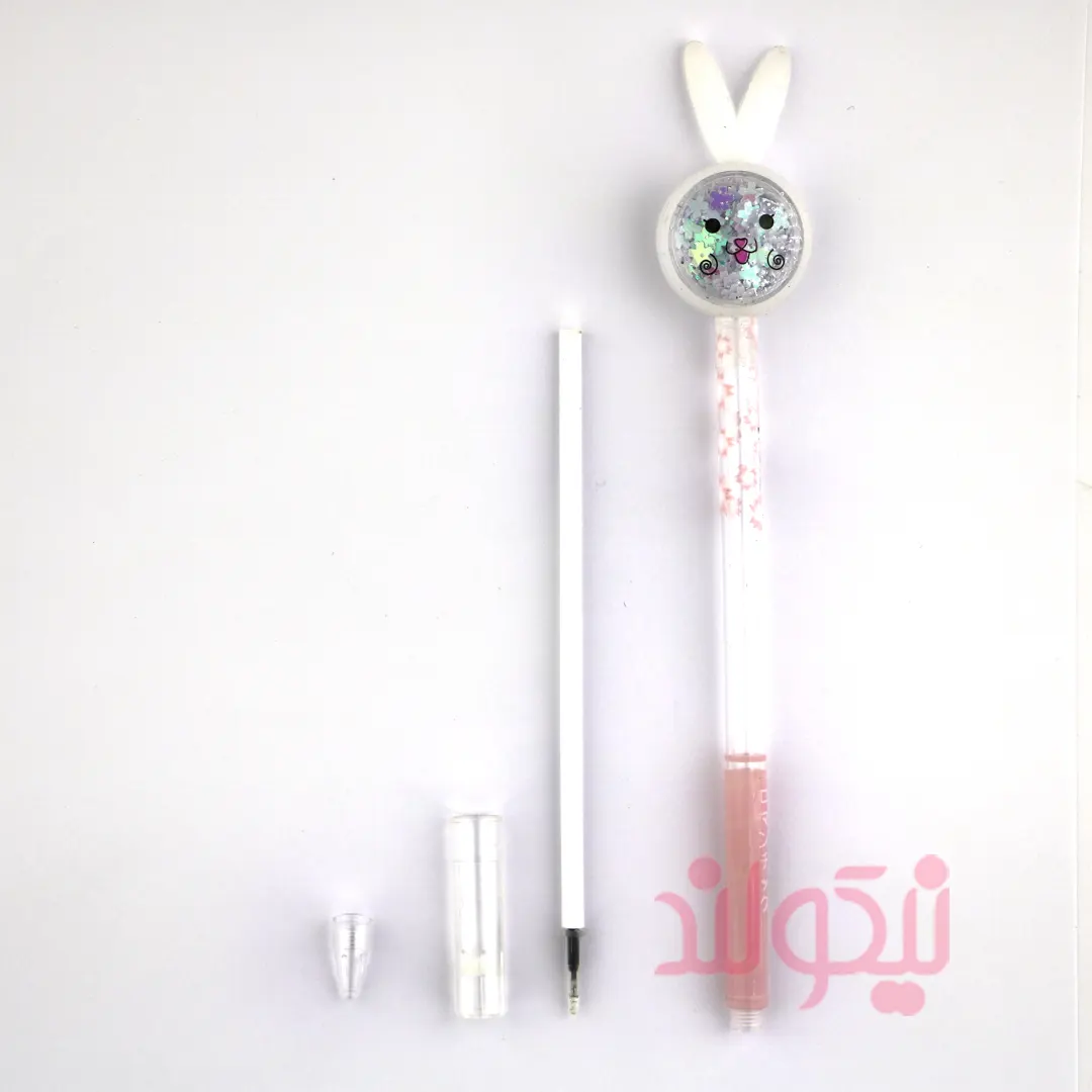 Crystal-Rabbit-pen-Pink